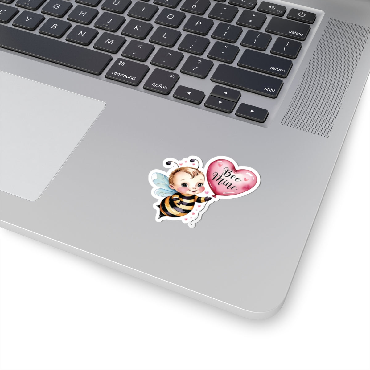 Bee Mine Sticker, Valentines Day Gift, Cute Bumble Bee Pun Vinyl Decal, Romantic Love Quote, Waterproof Kiss Cut Laptop Water Bottle Journal