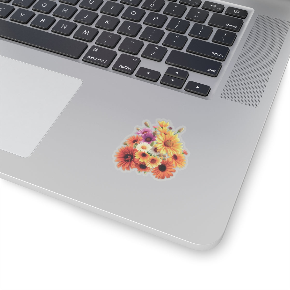 Garden Flowers Bouquet Sticker Gerbera Daisies April Birth Flower Symbol Of Joy Waterproof Vinyl Kiss Cut Laptop Water Bottle Scrapbook