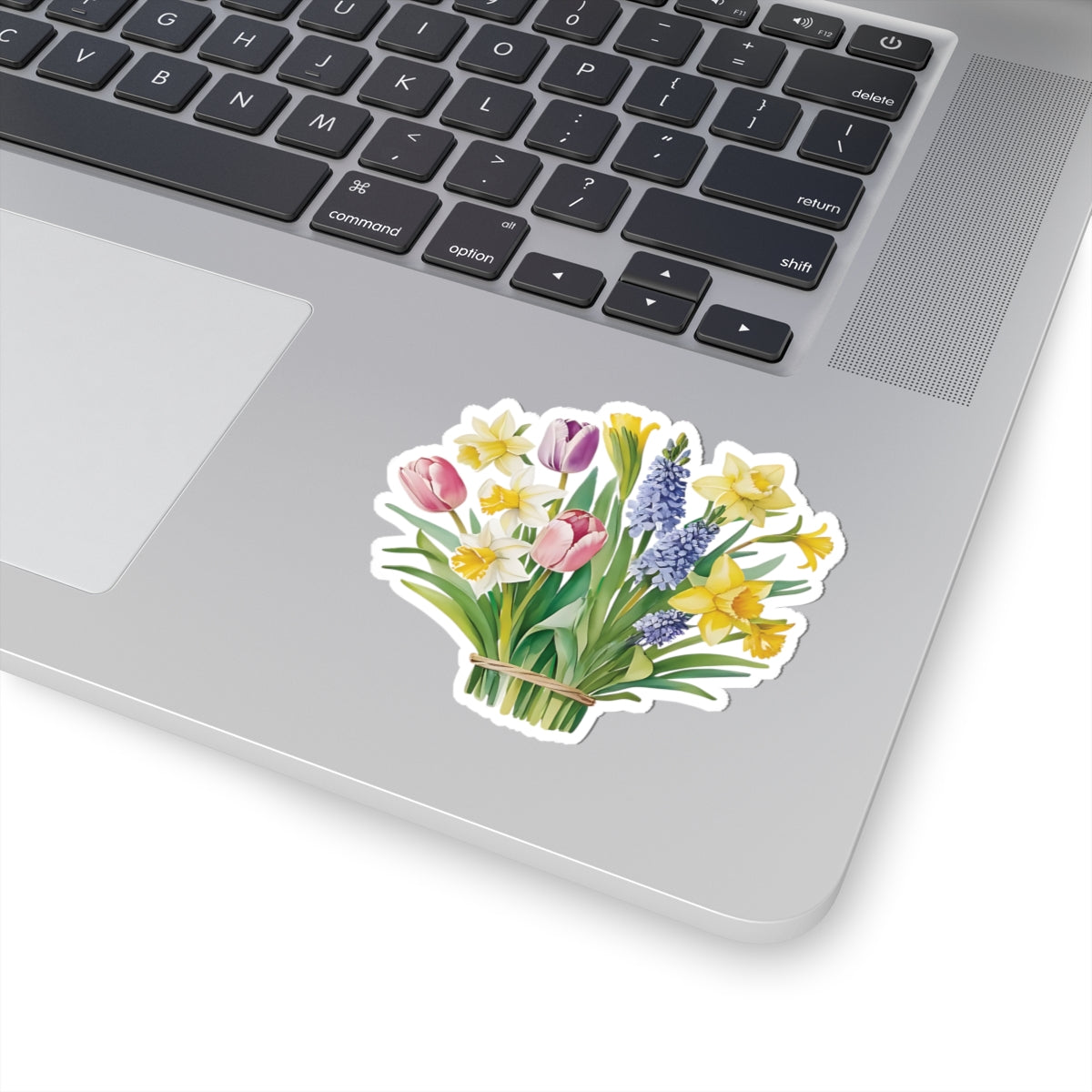 Spring Flowers Bouquet Stickers, Mother's Day Sticker Birthday Gift Label Flower Bouquet Decals Spring Garden Decor Cute Planner Stickers