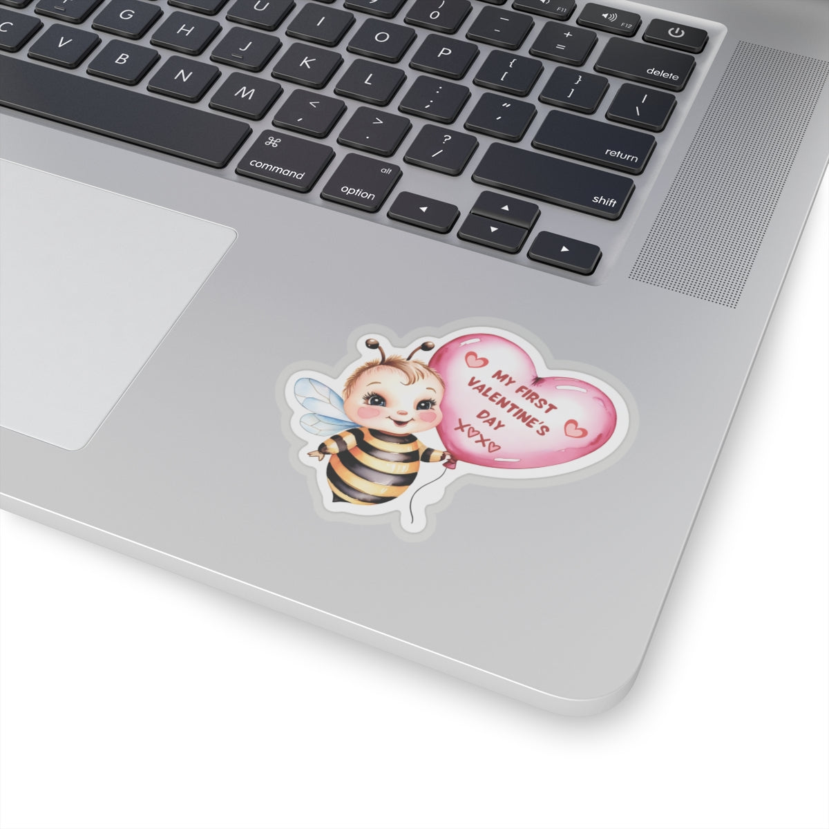 My First Valentines Day Sticker, Baby's First Valentine Sticker, Cute Baby Gift, Vinyl Kiss Cut Decal, Nursery Decor, Pregnancy Announcement