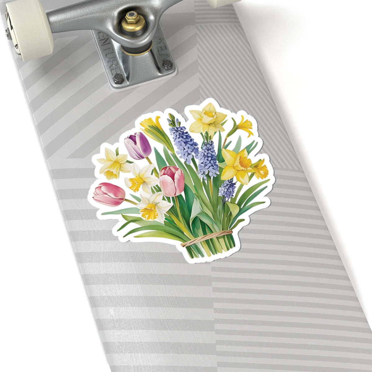 Spring Flowers Bouquet Stickers, Mother's Day Sticker Birthday Gift Label Flower Bouquet Decals Spring Garden Decor Cute Planner Stickers