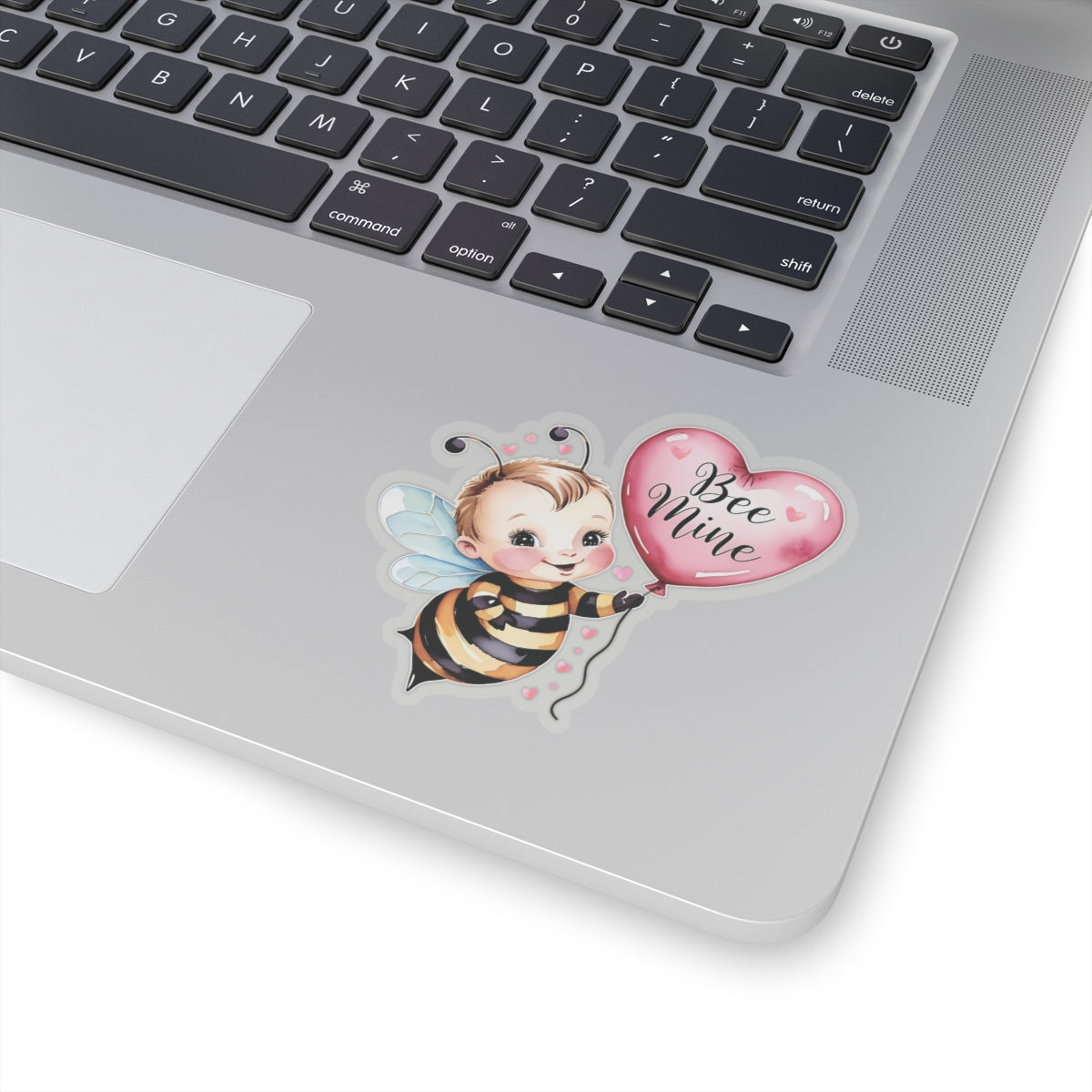 Bee Mine Sticker, Valentines Day Gift, Cute Bumble Bee Pun Vinyl Decal, Romantic Love Quote, Waterproof Kiss Cut Laptop Water Bottle Journal