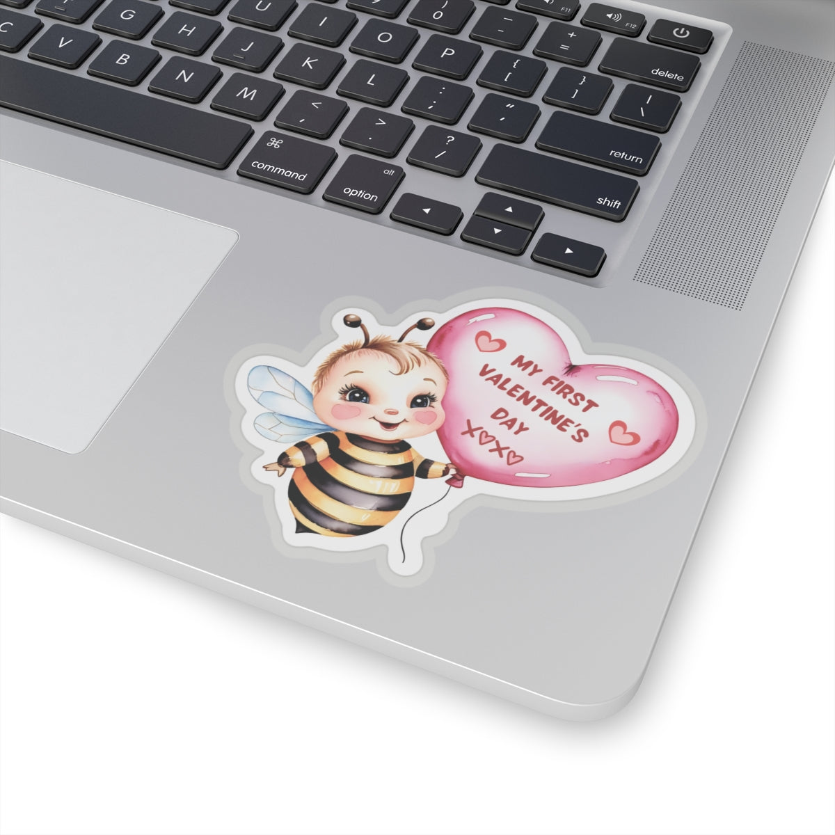 My First Valentines Day Sticker, Baby's First Valentine Sticker, Cute Baby Gift, Vinyl Kiss Cut Decal, Nursery Decor, Pregnancy Announcement