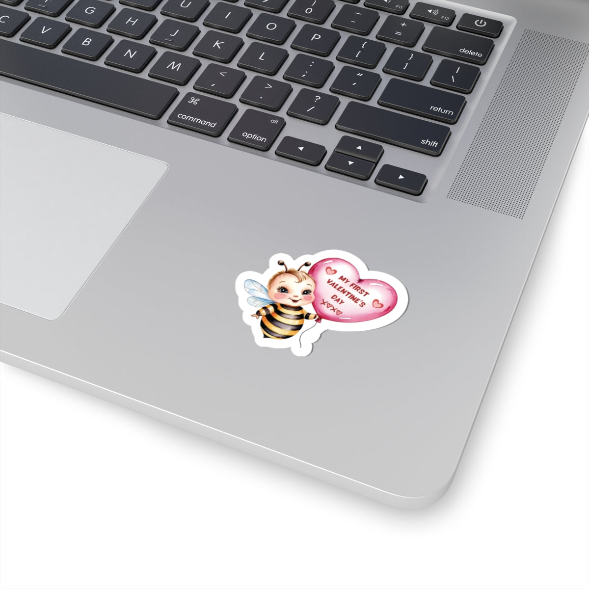My First Valentines Day Sticker, Baby's First Valentine Sticker, Cute Baby Gift, Vinyl Kiss Cut Decal, Nursery Decor, Pregnancy Announcement