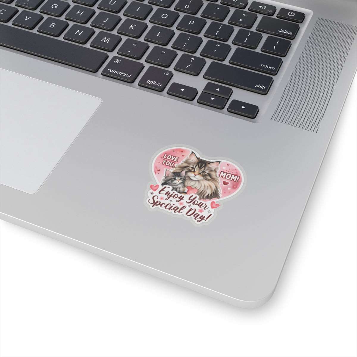 Happy Mother’s Day Sticker Cute Mama Cat Kitten Vinyl Decal Cat Mom Appreciation Gift Waterproof Planner Laptop Sticker Animal Lover Gift