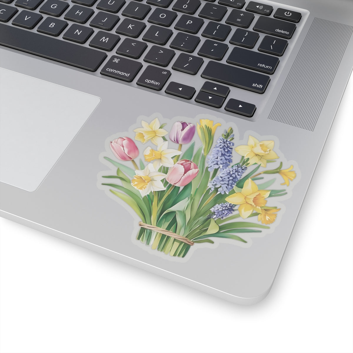 Spring Flowers Bouquet Stickers, Mother's Day Sticker Birthday Gift Label Flower Bouquet Decals Spring Garden Decor Cute Planner Stickers