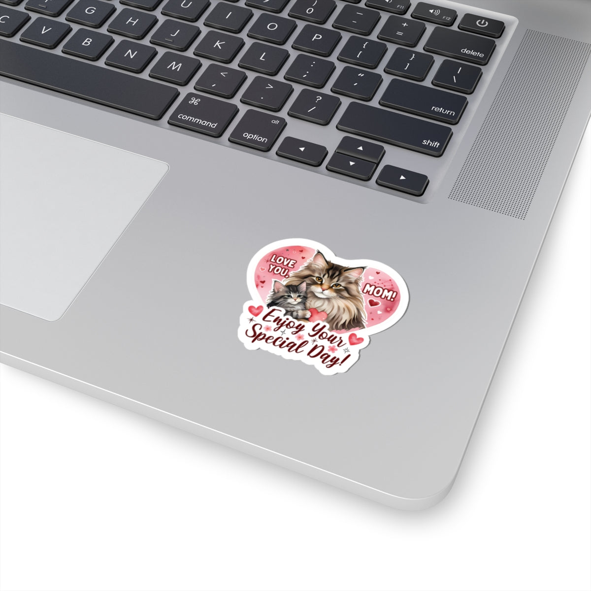 Happy Mother’s Day Sticker Cute Mama Cat Kitten Vinyl Decal Cat Mom Appreciation Gift Waterproof Planner Laptop Sticker Animal Lover Gift