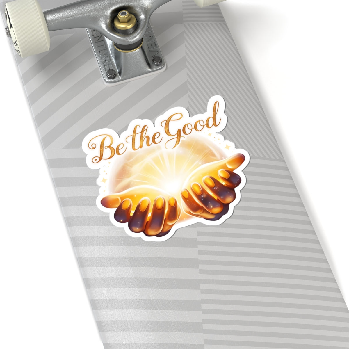 Positive Vibes Stickers, Be The Good Inspirational Decals, Motivational Quote Kiss Cut Stickers, Happy Gift Water Bottle Laptop Scrapbook Decal