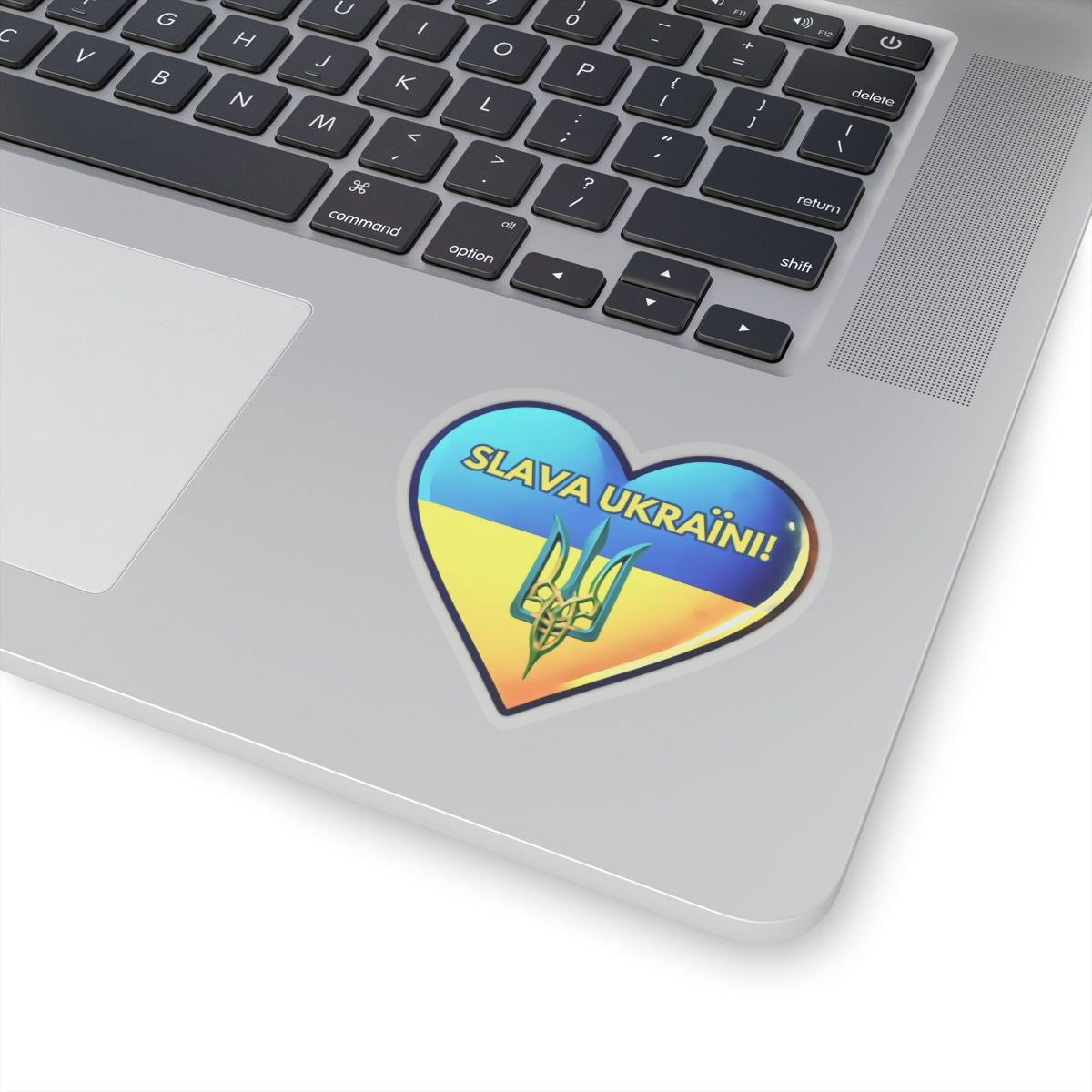 Slava Ukraini Sticker, Glory To Ukraine Vinyl Decal, I Stand With Ukraine Kiss Cut Sticker, Laptop Decor Water Bottle Sticker Support Ukraine