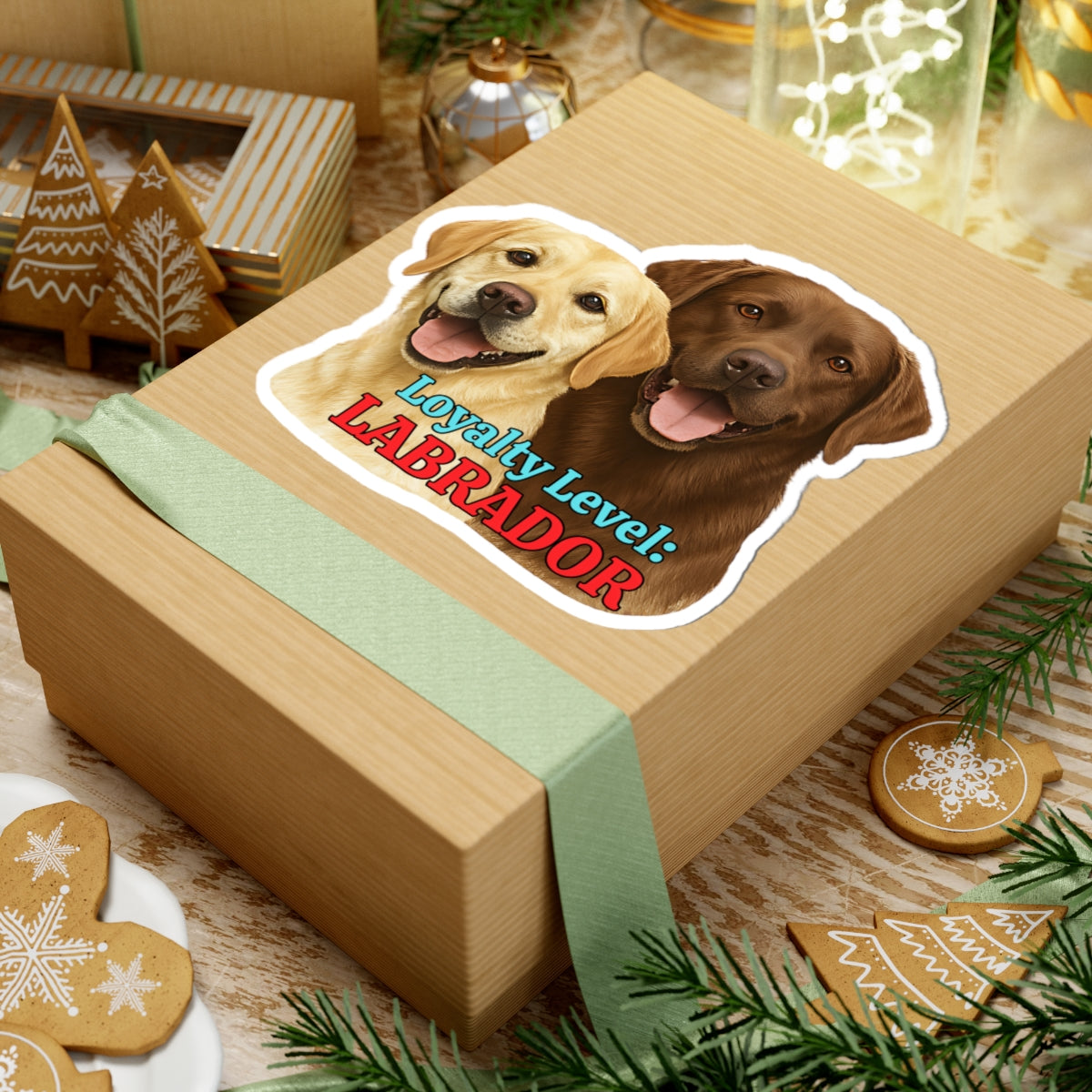 Loyalty Level Labrador Sticker Cute Dog Vinyl Decal Yellow Lab Chocolate Lab Sticker Waterproof Dog Lover Sticker Laptop Planner Sticker
