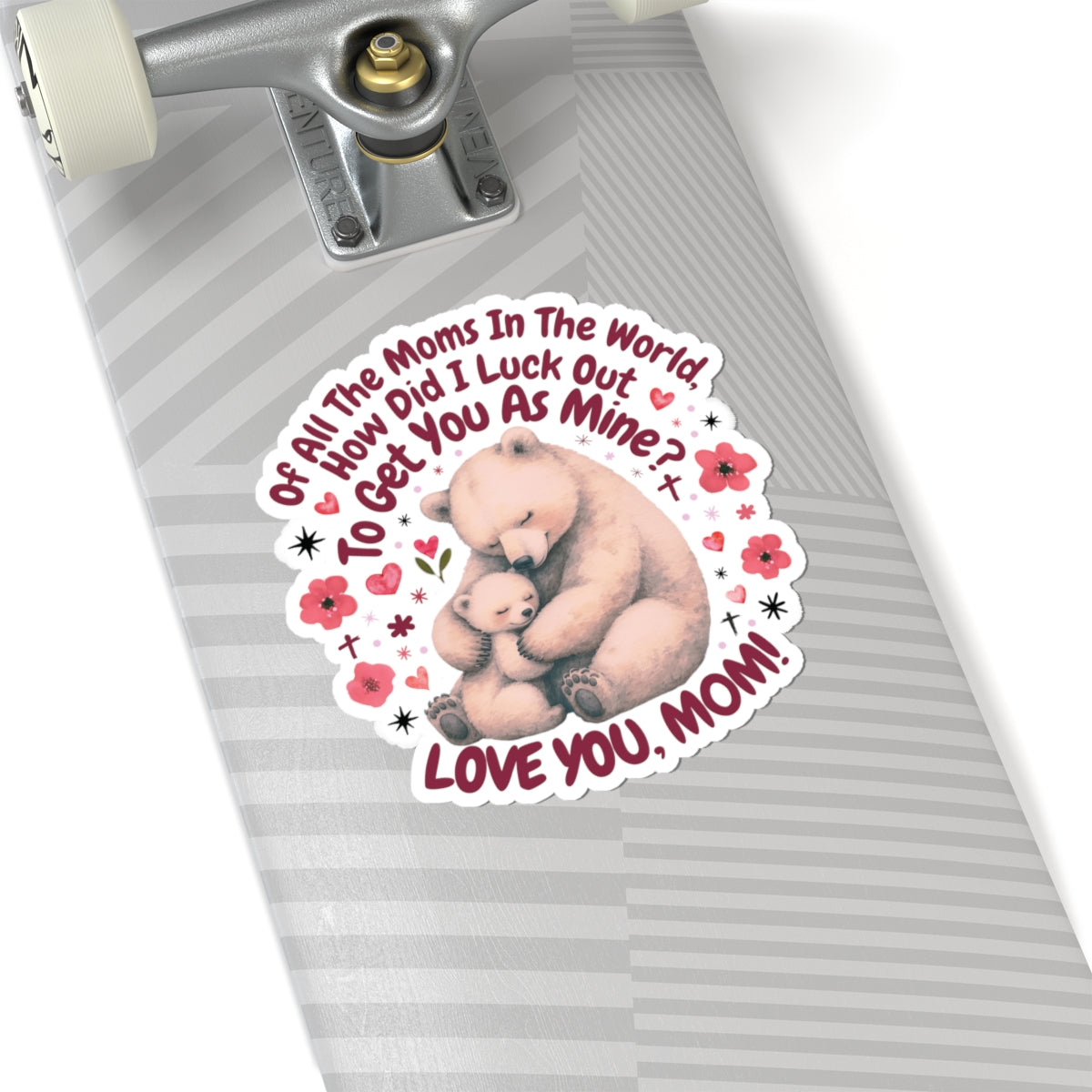 Happy Mother's Day Sticker Love You Mom Vinyl Decal Cute Gift For Mom Scrapbooking Sticker Laptop Decor Journal Sticker Mom Appreciation
