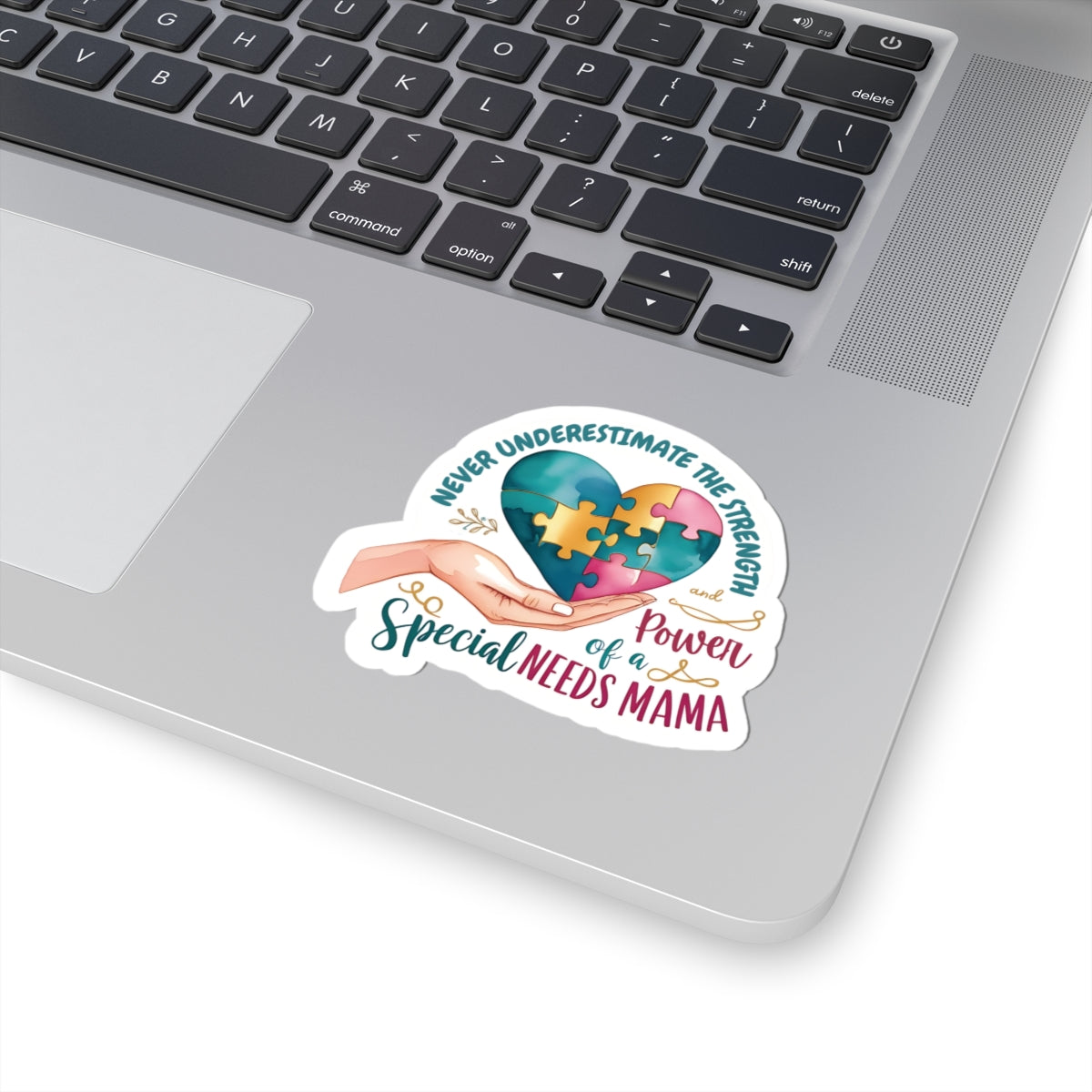 Special Needs Mama Kiss-Cut Stickers, Unique Inspirational Autism Awareness Gift, Vinyl Decals Durable Laptop and Water Bottle Stickers