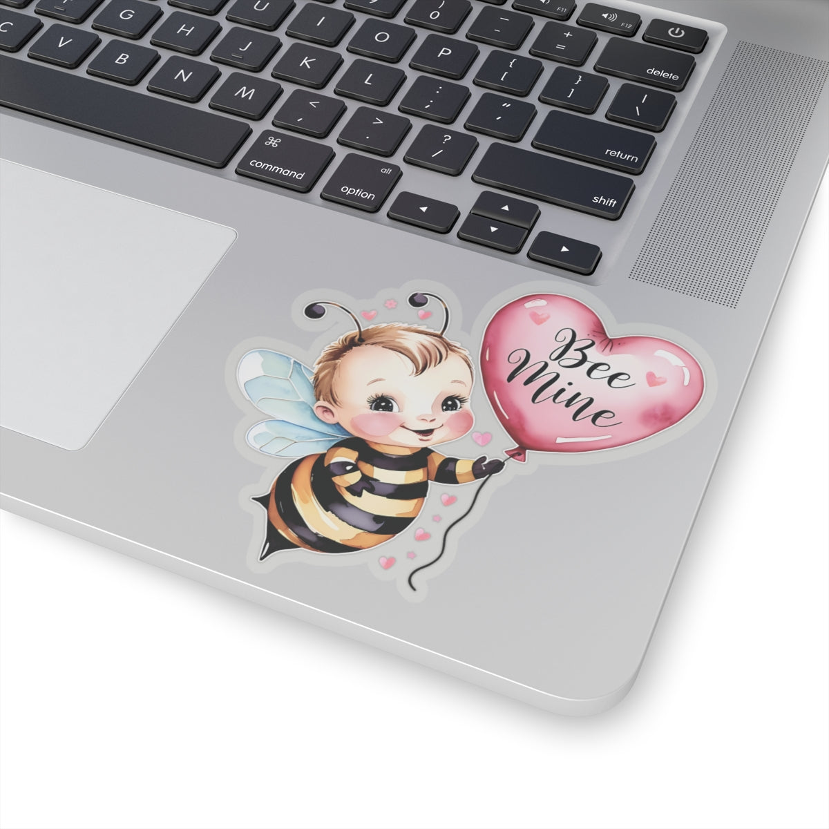 Bee Mine Sticker, Valentines Day Gift, Cute Bumble Bee Pun Vinyl Decal, Romantic Love Quote, Waterproof Kiss Cut Laptop Water Bottle Journal