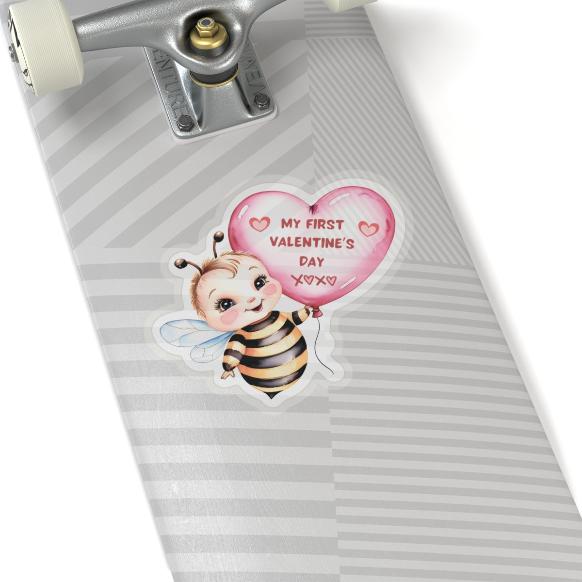 My First Valentines Day Sticker, Baby's First Valentine Sticker, Cute Baby Gift, Vinyl Kiss Cut Decal, Nursery Decor, Pregnancy Announcement