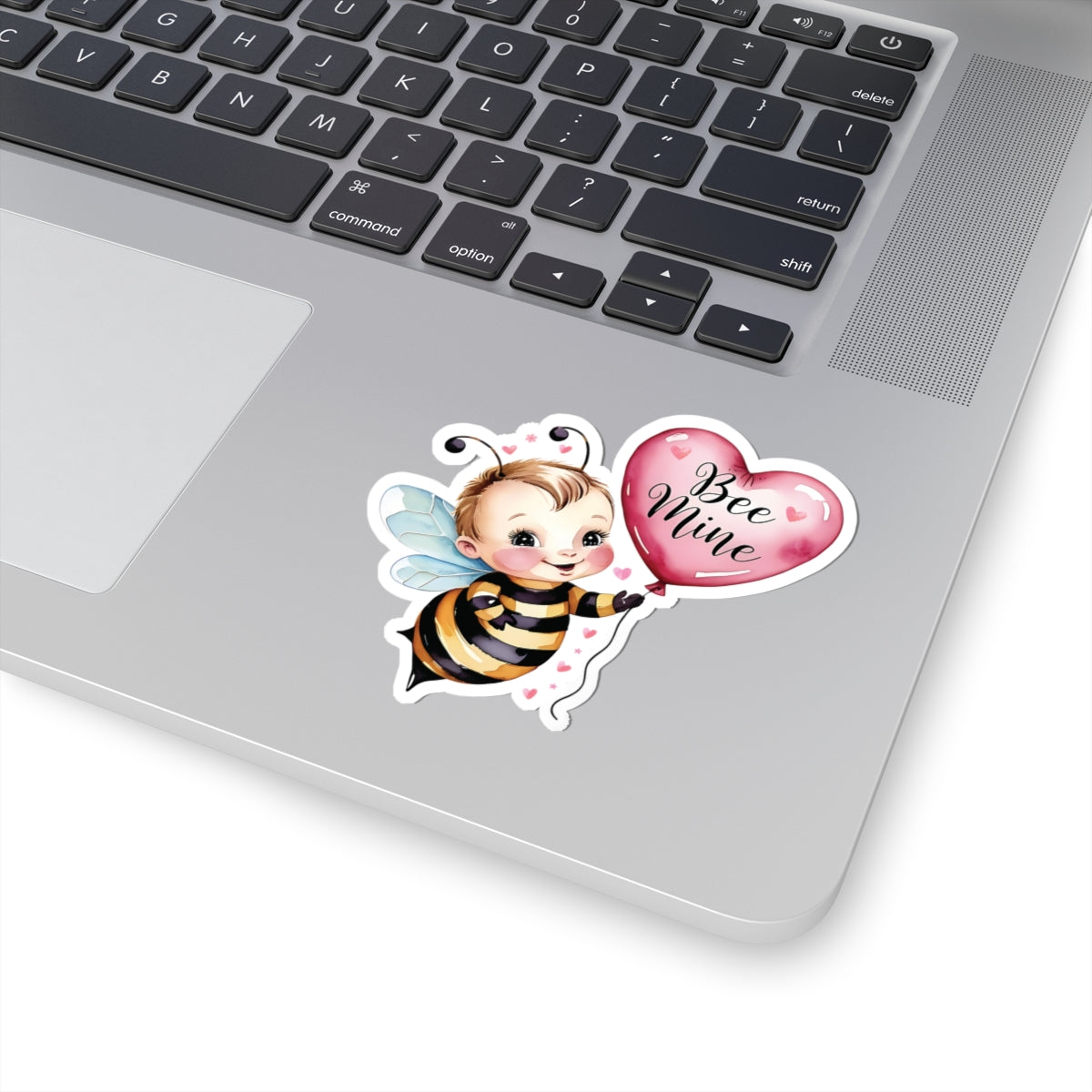 Bee Mine Sticker, Valentines Day Gift, Cute Bumble Bee Pun Vinyl Decal, Romantic Love Quote, Waterproof Kiss Cut Laptop Water Bottle Journal