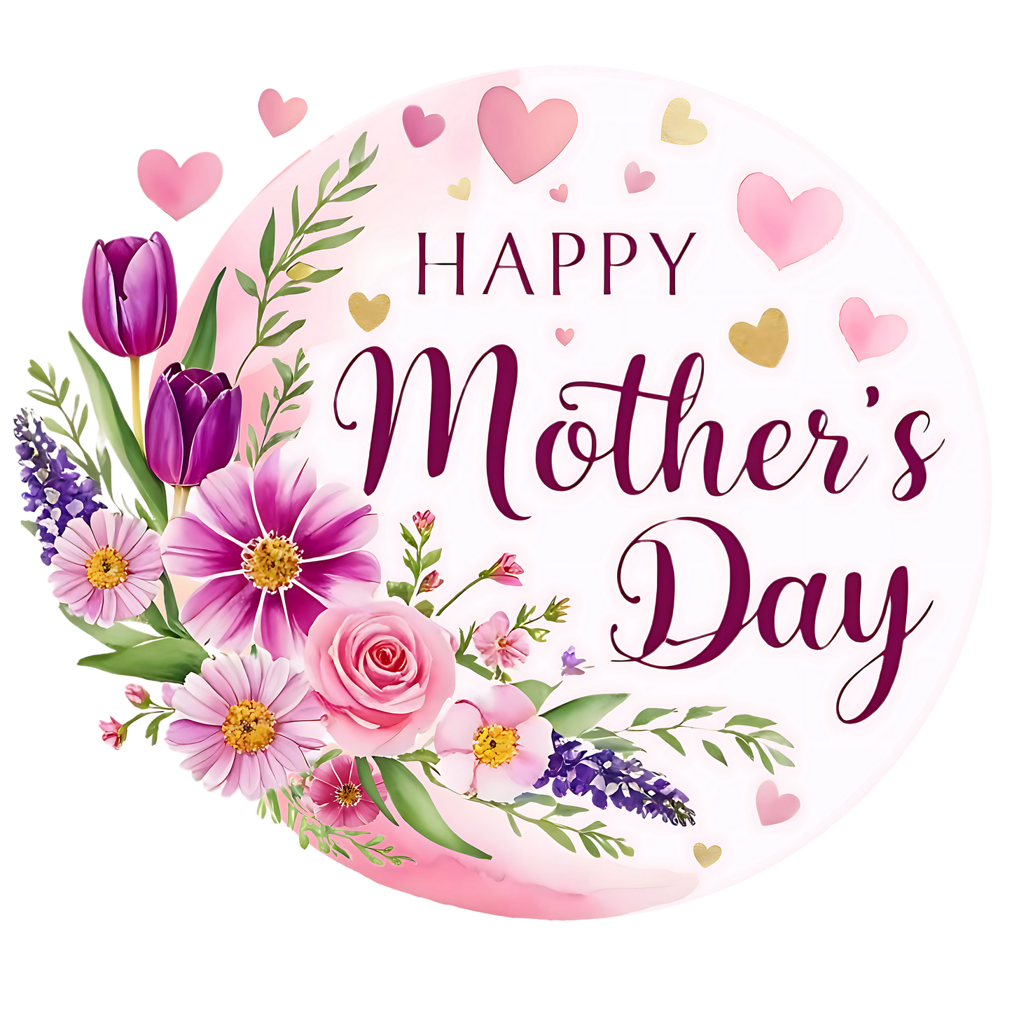 Happy Mothers Day Sticker, Mothers Day Gift, Mom Appreciation Vinyl Decal, Kiss Cut Sticker -Laptop Decor Water Bottle Sticker, Mothers Day Decal