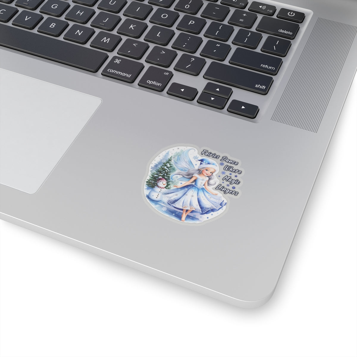 Fairies Dance Where Magic Lingers Sticker, Fantasy Fairy Vinyl Sticker, Whimsical Quote Sticker Scrapbook Sticker, Cute Laptop Sticker