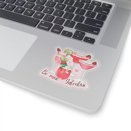 Galentine Sticker, Be Mine Cocktail Sticker, Valentines Day Gift For Her, Cute Drink Sticker, Girls Night Fun Pink Party Planner Decor Decal