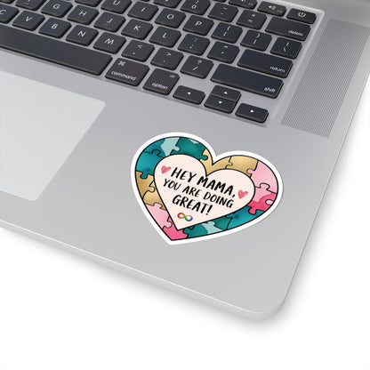 Special Needs Mama Strength, You Are Doing Great Sticker, Inspirational Vinyl Decal, Autism Awareness Gift, Laptop Sticker