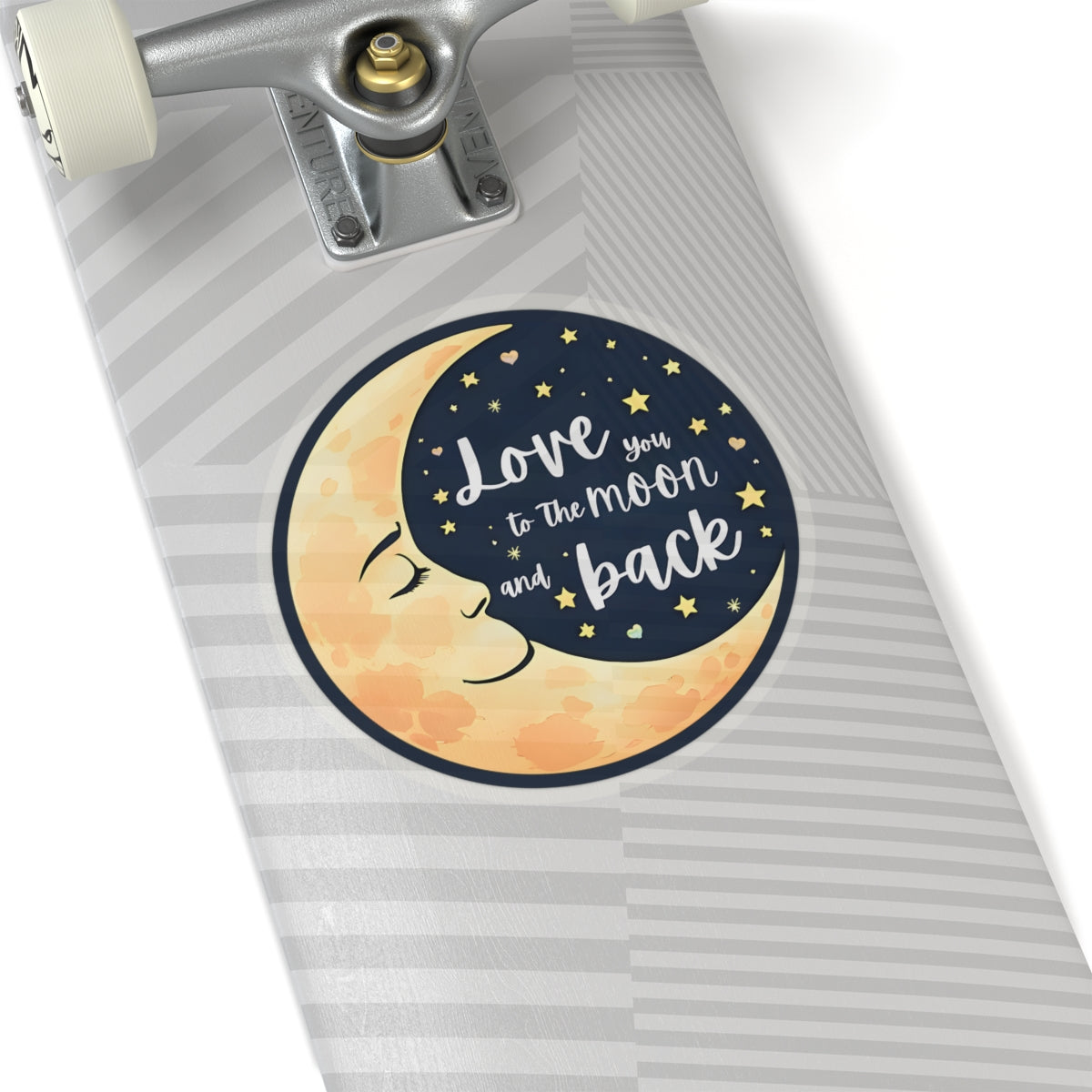 Love You To The Moon And Back Sticker, Romantic Gift For Him Or Her, Galaxy Theme Cute Couple Sticker, Space Love Vinyl Decal Celestial Art