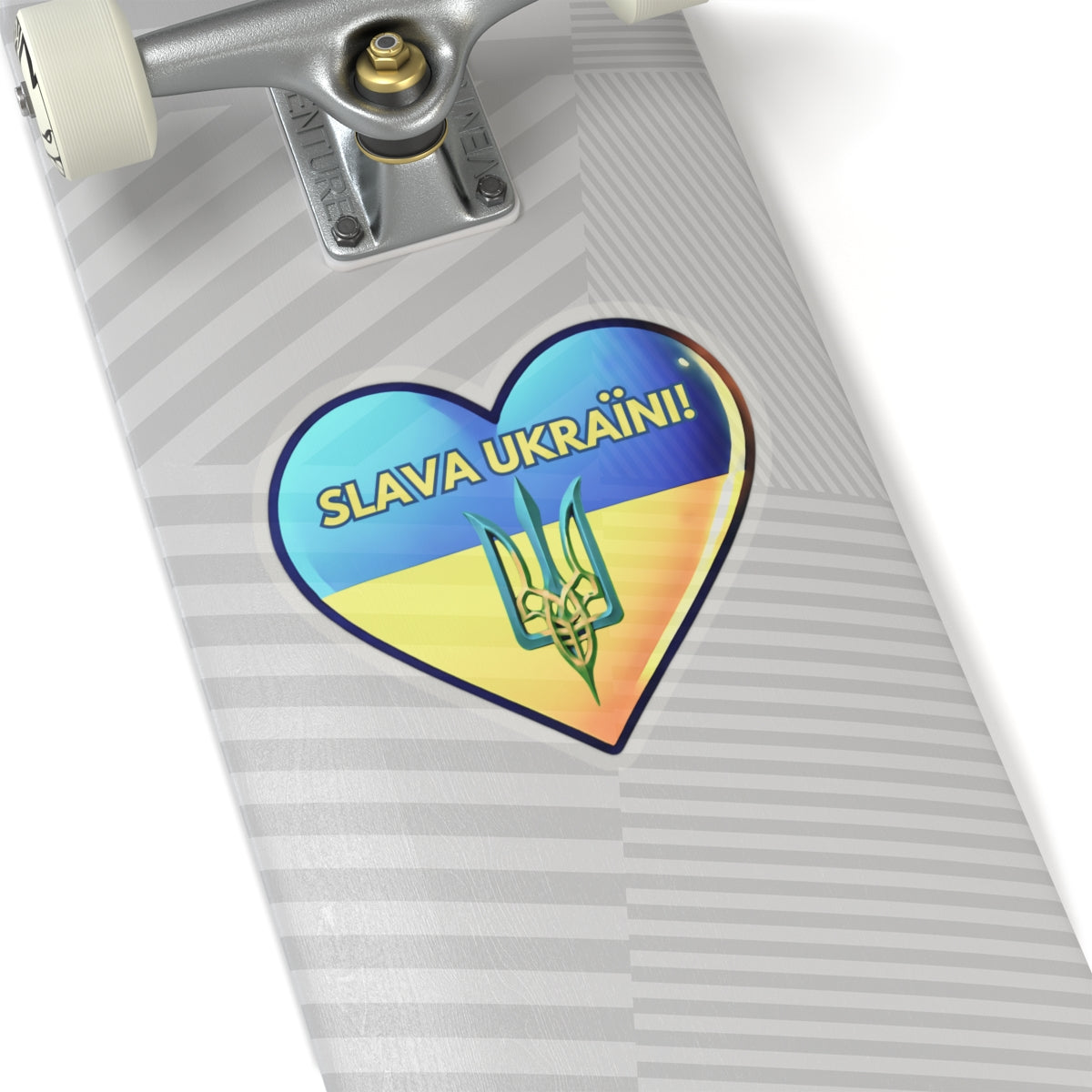 Slava Ukraini Sticker, Glory To Ukraine Vinyl Decal, I Stand With Ukraine Kiss Cut Sticker, Laptop Decor Water Bottle Sticker Support Ukraine