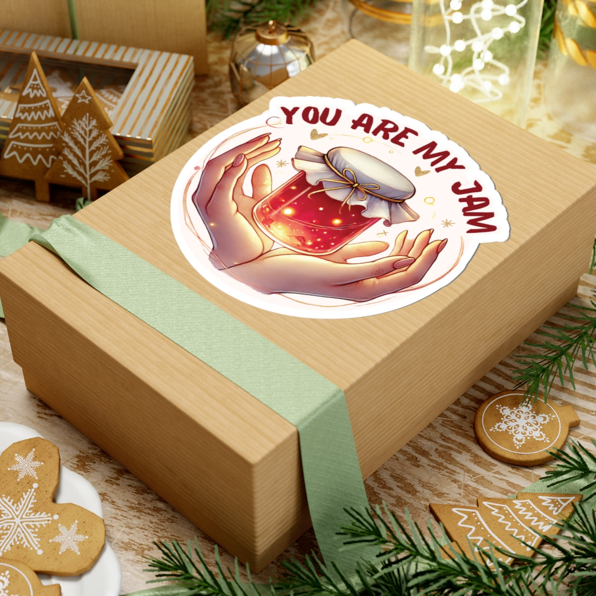You Are My Jam Sticker, Adorable Love Sticker, Cute Food Pun Sticker, Gift For Foodie, Sweet Romantic Sticker, Scrapbook Laptop Sticker Planner