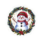 Cheerful Snowman Kiss Cut Stickers, Merry Christmas Holiday Decals, Festive Winter Sticker,  Scrapbooking Laptop Journal Gift Tag Planner