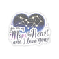 You Are My Mom by Heart Mother's Day Stickers, Love You Mom Heartfelt Gift, Adoptive Mom Appreciation, Cute Stepmom Non-Biological Mom Sticker