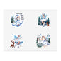 Winter Fairies Sticker Set, Merry And Magical Sticker Pack, Fairy And Reindeer Stickers, Holiday Vinyl Stickers, Planner Scrapbook Stickers