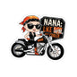 Nana Like Mom But Cooler Stickers Cool Nana Motorcycle Sticker Fun Biker Grandma Mother's Day Gift Best Grandma Ever Love Grandma Stickers