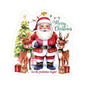 Merry Christmas Festivities Sticker, Holiday Cheer Kiss Cut Sticker, Cute Christmas Gift Idea, Waterproof Vinyl Sticker For Planners Scrapbooks