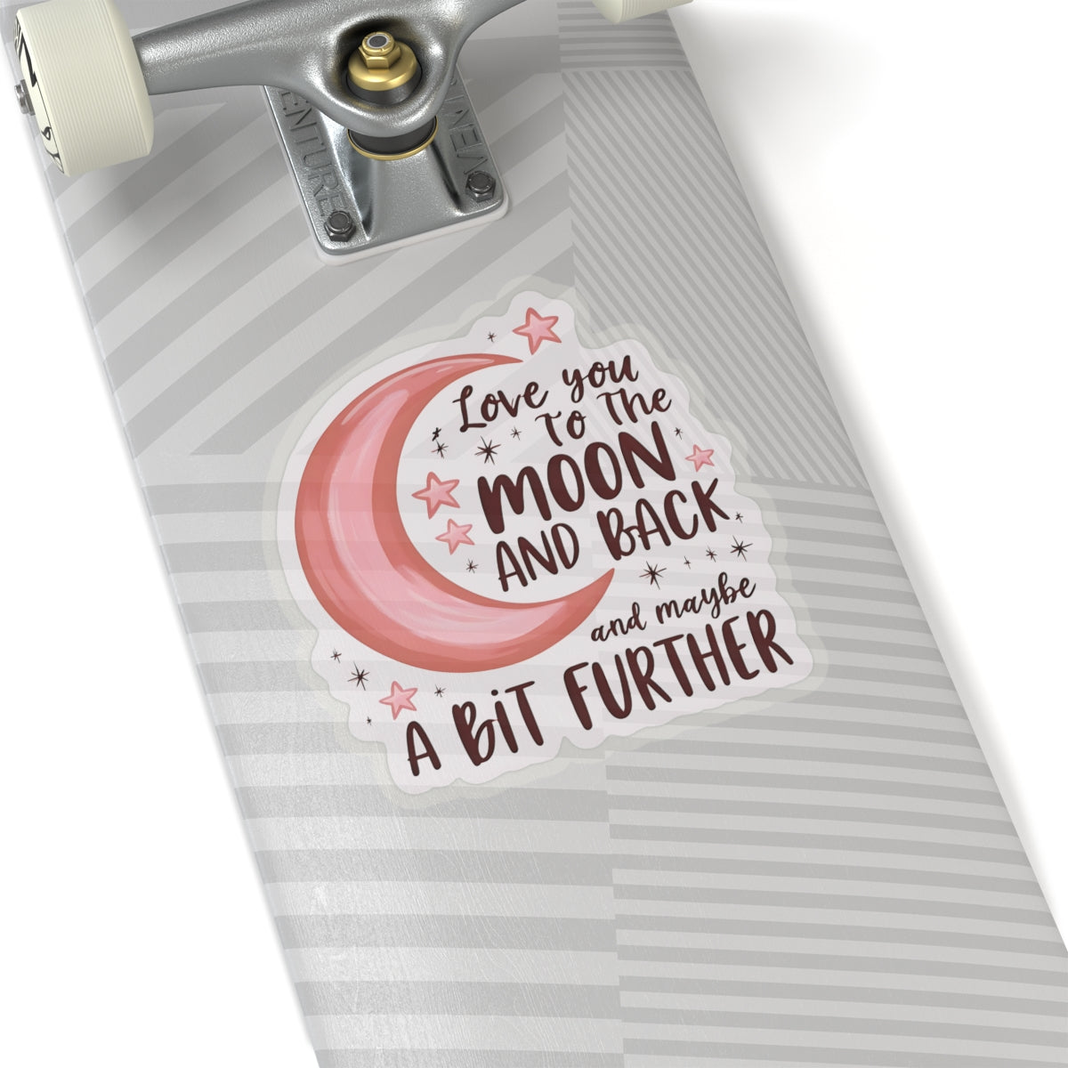 Love Sticker, Love You to The Moon & Back Sticker, Positive Vinyl Sticker, Cute Decal for Laptop Planner Scrapbook iPad Scrapbook, Unique Gift