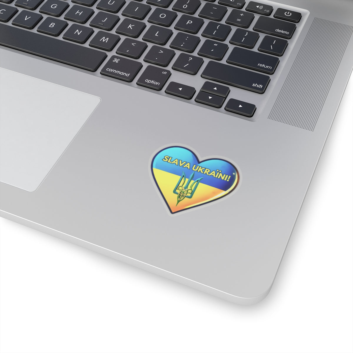 Slava Ukraini Sticker, Glory To Ukraine Vinyl Decal, I Stand With Ukraine Kiss Cut Sticker, Laptop Decor Water Bottle Sticker Support Ukraine