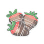 Chocolate Covered Strawberry Sticker, Food Lover Vinyl Decal, Valentine Dessert Sticker, Cute Fruit Sticker, Laptop Water Bottle Journal Decor