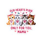 Mother's Day Sticker Our Hearts Purr Only For You Waterproof Vinyl Sticker