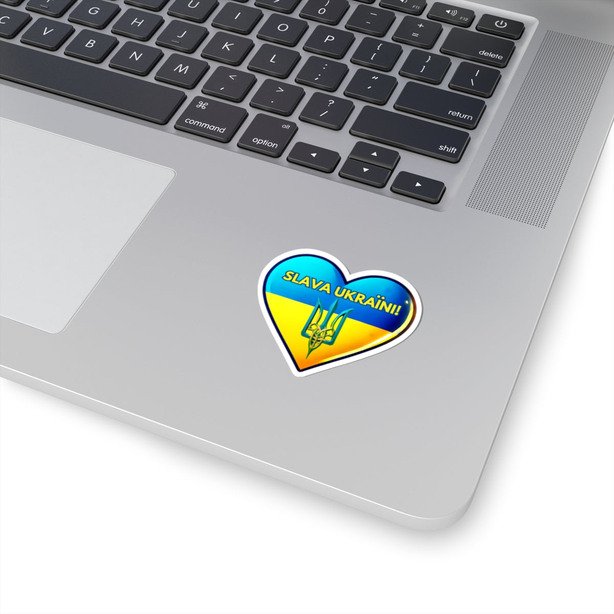 Slava Ukraini Sticker, Glory To Ukraine Vinyl Decal, I Stand With Ukraine Kiss Cut Sticker, Laptop Decor Water Bottle Sticker Support Ukraine