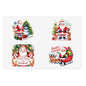 Santa Sticker Set, Christmas Decor Festive Vinyl Stickers, Holiday Scrapbook Supplies, Cute Santa Claus Planner Gift, Indoor Outdoor Accessories