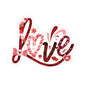 Love Sticker, Valentine's Day Gift, Colorful Heart Candy Vinyl Decal, Romantic Cute Quote, Waterproof Kiss Cut Laptop Scrapbook Water Bottle