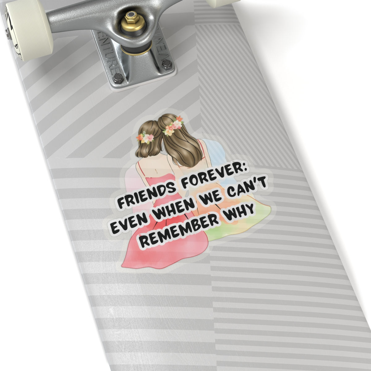 Friends Forever Vinyl Sticker – Cute Best Friend Gift, Friendship Sticker for Laptops, Water Bottles & More