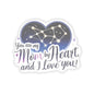 You Are My Mom by Heart Mother's Day Stickers, Love You Mom Heartfelt Gift, Adoptive Mom Appreciation, Cute Stepmom Non-Biological Mom Sticker