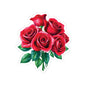 Red Rose Sticker, June Birth Flower Symbol Of Love Romance Beauty, Kiss Cut Vinyl Decal Birthday Mother's Day Gift, Botanical Art Laptop Gift