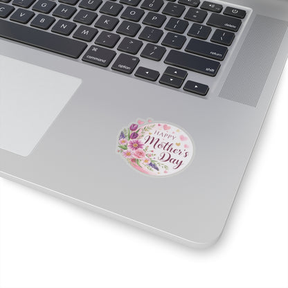 Happy Mothers Day Sticker, Mothers Day Gift, Mom Appreciation Vinyl Decal, Kiss Cut Sticker -Laptop Decor Water Bottle Sticker, Mothers Day Decal