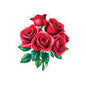 Red Rose Sticker, June Birth Flower Symbol Of Love Romance Beauty, Kiss Cut Vinyl Decal Birthday Mother's Day Gift, Botanical Art Laptop Gift