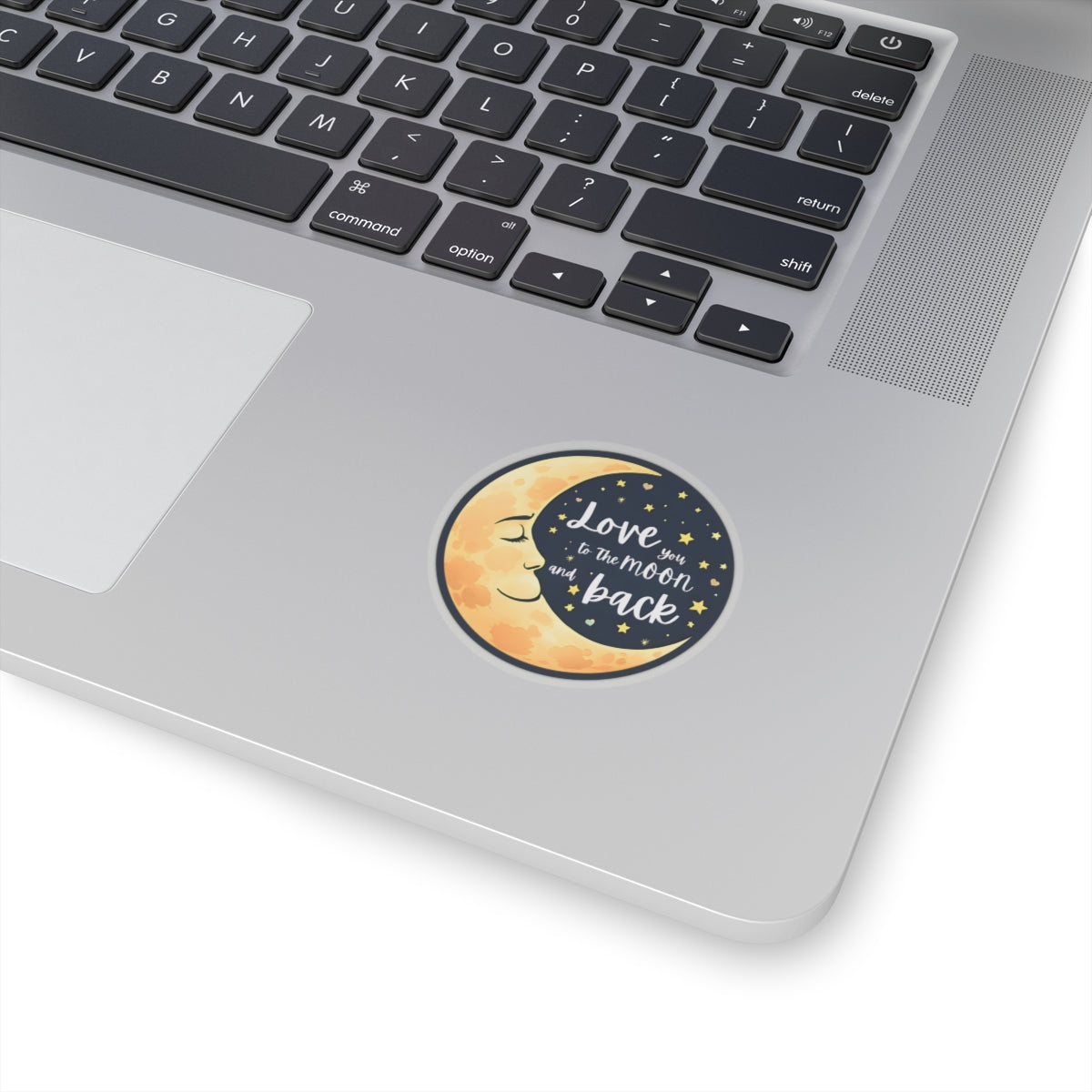 Love You To The Moon And Back Sticker, Romantic Gift For Him Or Her, Galaxy Theme Cute Couple Sticker, Space Love Vinyl Decal Celestial Art