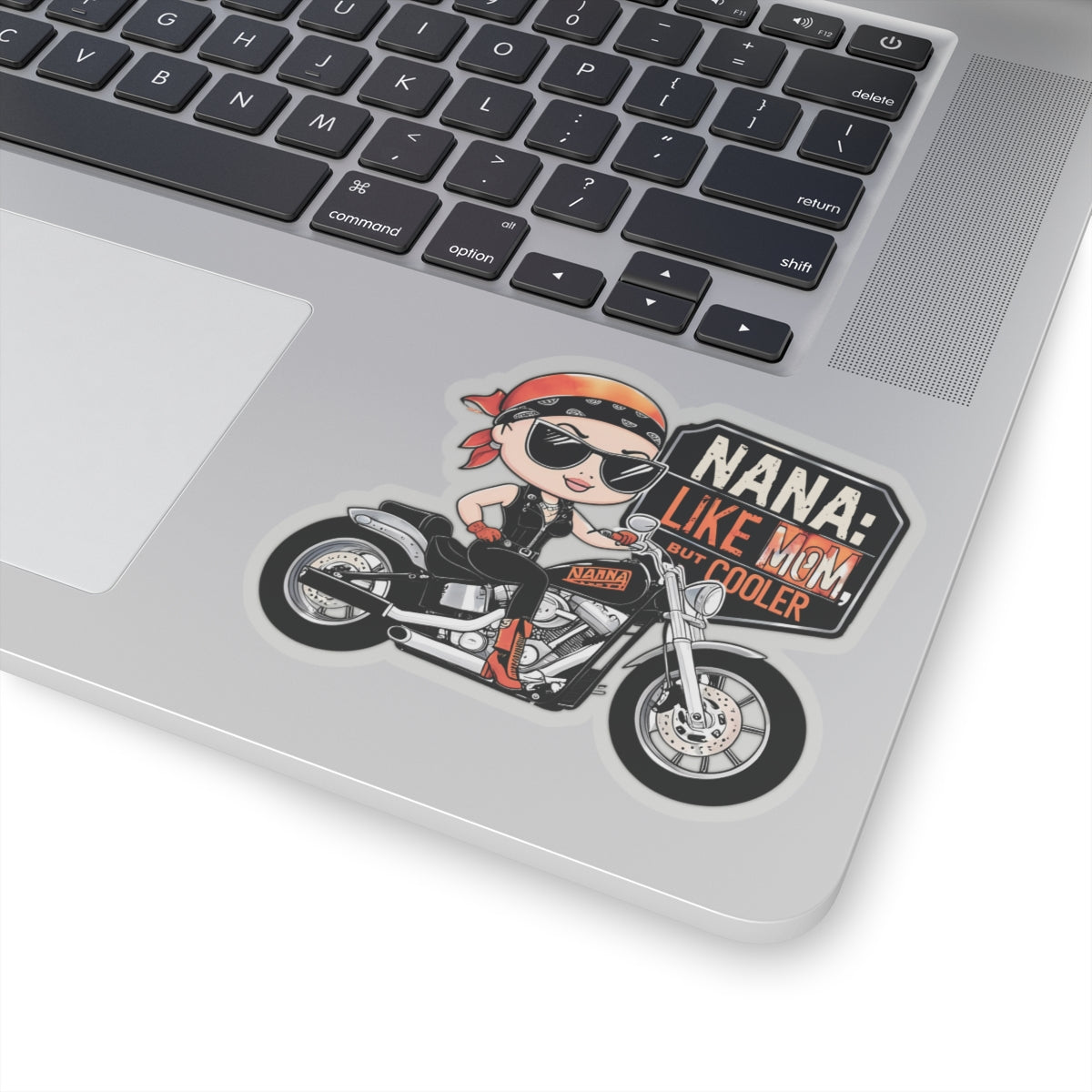 Nana Like Mom But Cooler Stickers Cool Nana Motorcycle Sticker Fun Biker Grandma Mother's Day Gift Best Grandma Ever Love Grandma Stickers