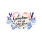 Grandma Mother's Day Kiss Cut Stickers, Floral Heart Gift Design, Cute Nana Sticker - Waterproof Vinyl Sticker