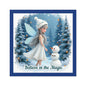 Believe In The Magic Sticker, Winter Fairy Sticker, Inspirational Christmas Sticker, Festive Vinyl Sticker, Holiday Quote Sticker, Planner Decal