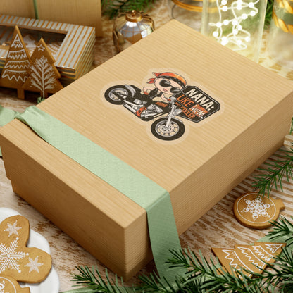 Nana Like Mom But Cooler Stickers Cool Nana Motorcycle Sticker Fun Biker Grandma Mother's Day Gift Best Grandma Ever Love Grandma Stickers