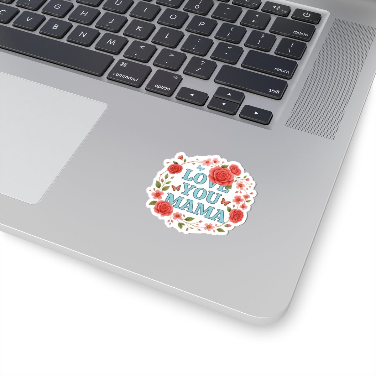 Love You Mama Kiss Cut Sticker Floral Heart Mom Decal Mothers Day Gift For Mama Laptop Sticker Journal Scrapbook Planner Vinyl Art