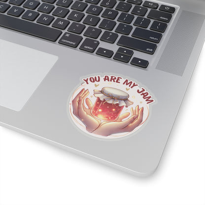 You Are My Jam Sticker, Adorable Love Sticker, Cute Food Pun Sticker, Gift For Foodie, Sweet Romantic Sticker, Scrapbook Laptop Sticker Planner
